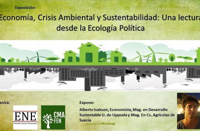Miembro de ENE dicta charla “Economía, Crisis Ambiental y Sustentabilidad: una lectura desde la Ecología Política”